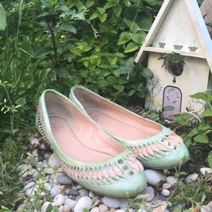 Belle ballet flat slipper shoe size 8